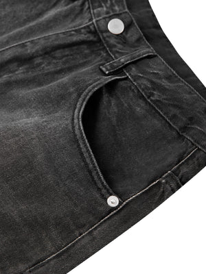 Men's Sunfade Vintage Wash Barrel Leg Jeans – Relaxed Fit Premium Denim Pants