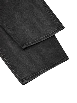 Men's Sunfade Vintage Wash Barrel Leg Jeans – Relaxed Fit Premium Denim Pants