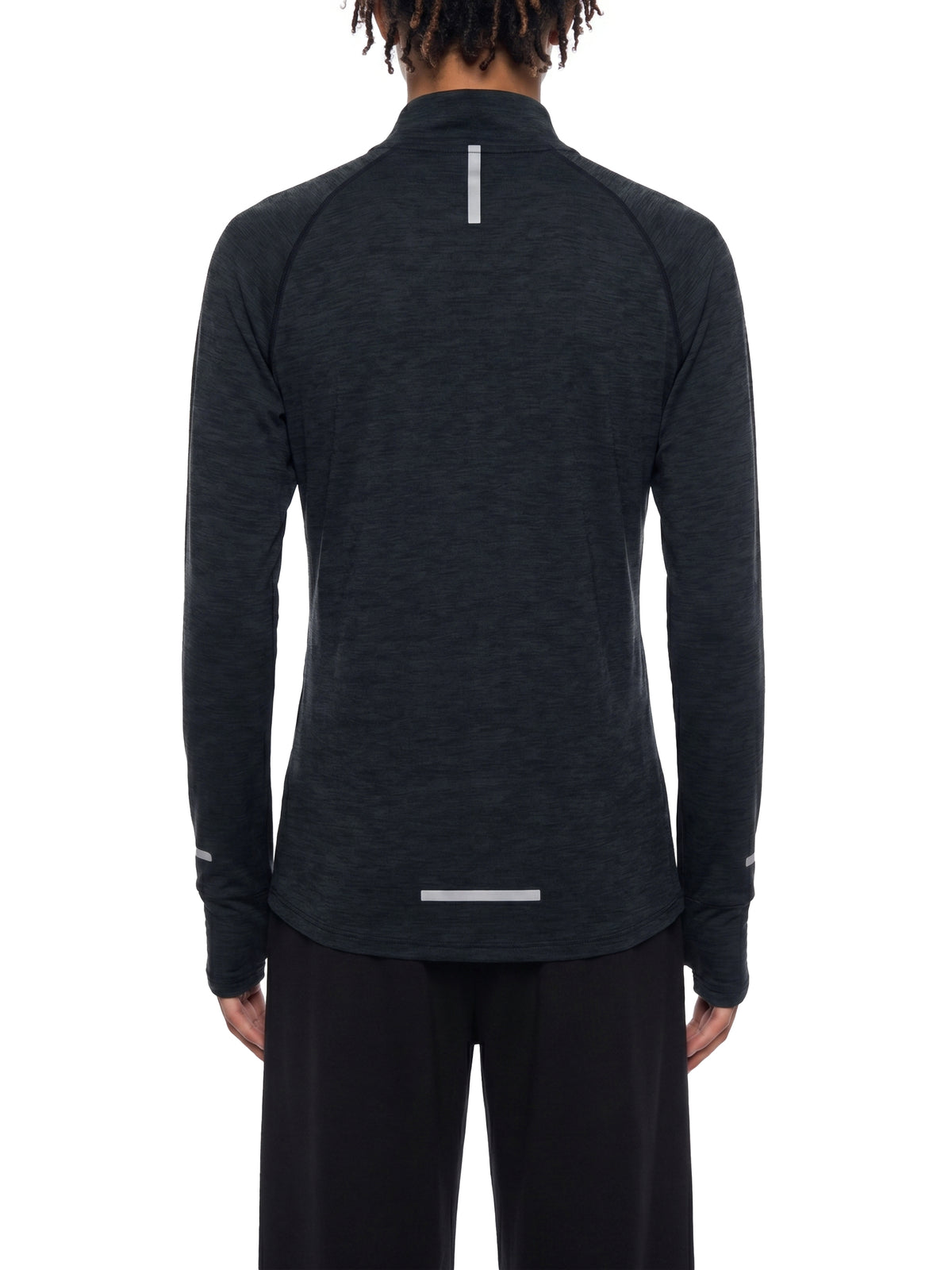 Men's Quarter-Zip Raglan Training T-Shirt – Lightweight Performance Athletic Top