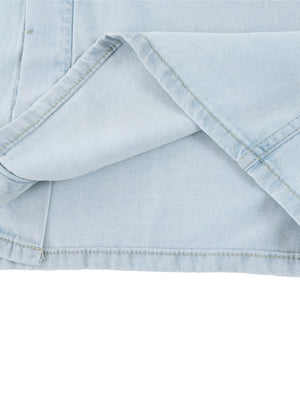 Unisex Vintage Wash Lyocell Drop Shoulder Shirt – Oversized Premium Button-Up