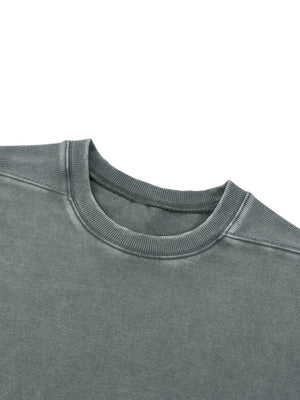 Unisex Mineral Wash Boxy Raw Edge T-Shirt – Premium Oversized Streetwear Tee