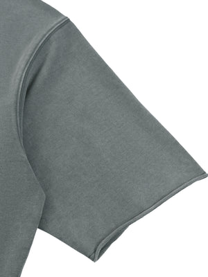 Unisex Mineral Wash Boxy Raw Edge T-Shirt – Premium Oversized Streetwear Tee