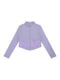 Women's Slim Fit Full-Zip Performance Jacket – Activewear Yoga Jacket