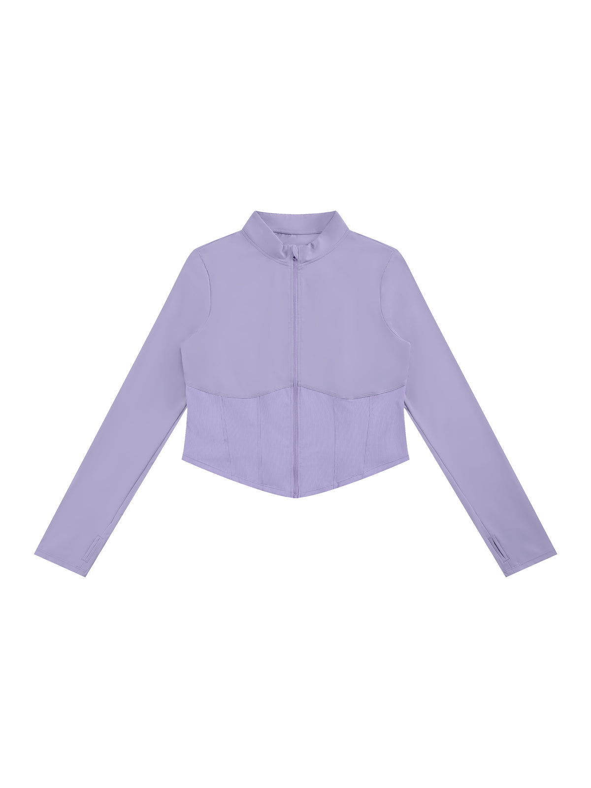 Women's Slim Fit Full-Zip Performance Jacket – Activewear Yoga Jacket