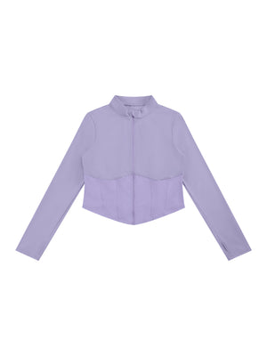Women's Slim Fit Full-Zip Performance Jacket – Activewear Yoga Jacket