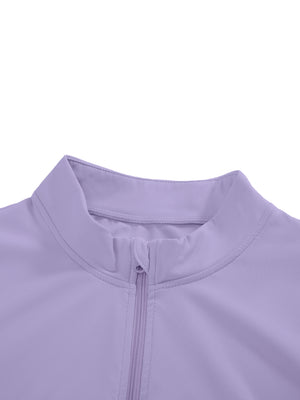 Women's Slim Fit Full-Zip Performance Jacket – Activewear Yoga Jacket