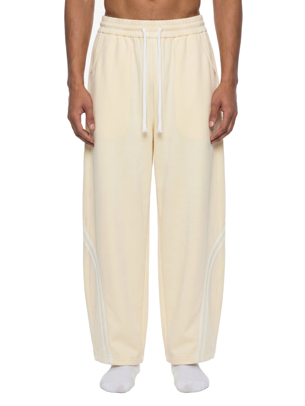 Unisex Wide Leg Piping Sweatpants – Oversized Relaxed Fit Streetwear Joggers