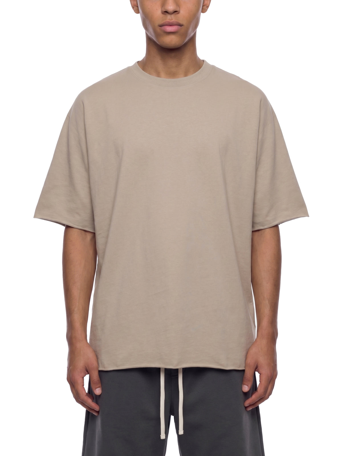Unisex Heavyweight Boxy Raw Edge T-Shirt – Premium Oversized Streetwear Tee