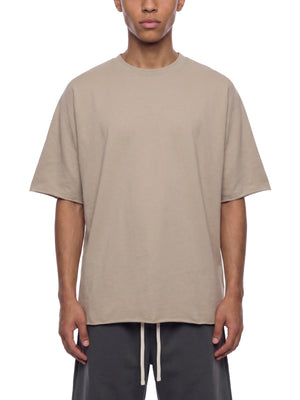 Unisex Heavyweight Boxy Raw Edge T-Shirt – Premium Oversized Streetwear Tee