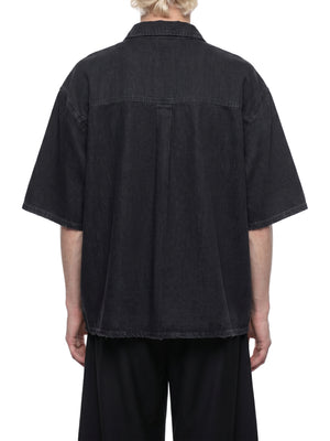 Unisex Vintage Wash Lyocell Drop Shoulder Shirt – Oversized Premium Button-Up