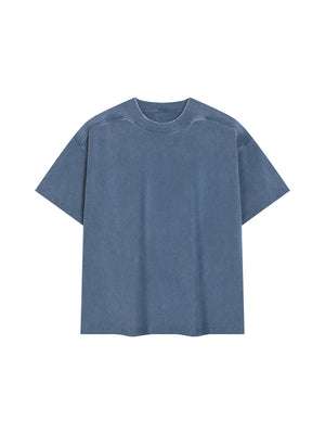 Unisex Vintage Wash Boxy T-Shirt – Oversized Premium Streetwear Tee