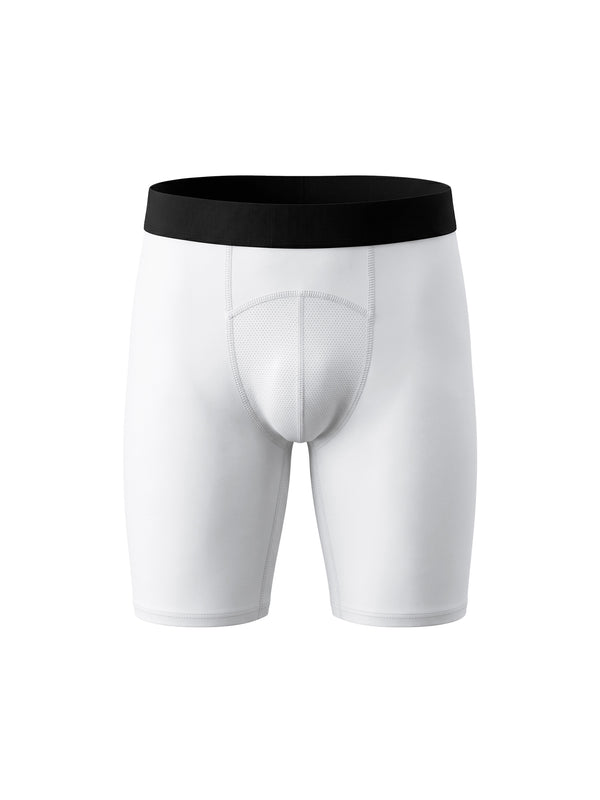 Men's Performance Compression Cycling Shorts featuring a tight athletic fit, breathable moisture-wicking stretch fabric, and lightweight construction for cycling, gym workouts, running, and high-performance training by MYN2O.