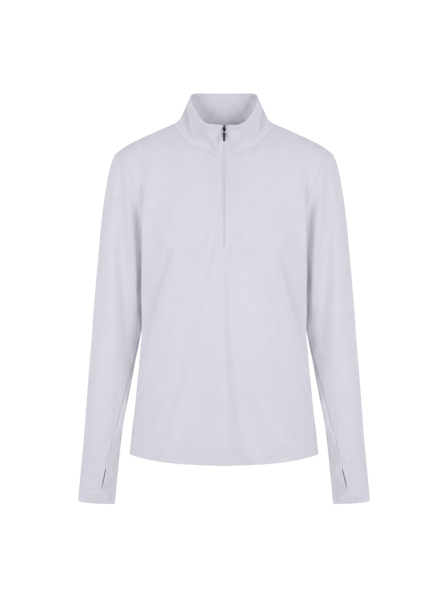 Women's Quarter Zip Yoga Pullover – Performance Activewear Top