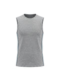 Men's Slim Fit Topstitch Tank Top – Premium Athletic Sleeveless Shirt