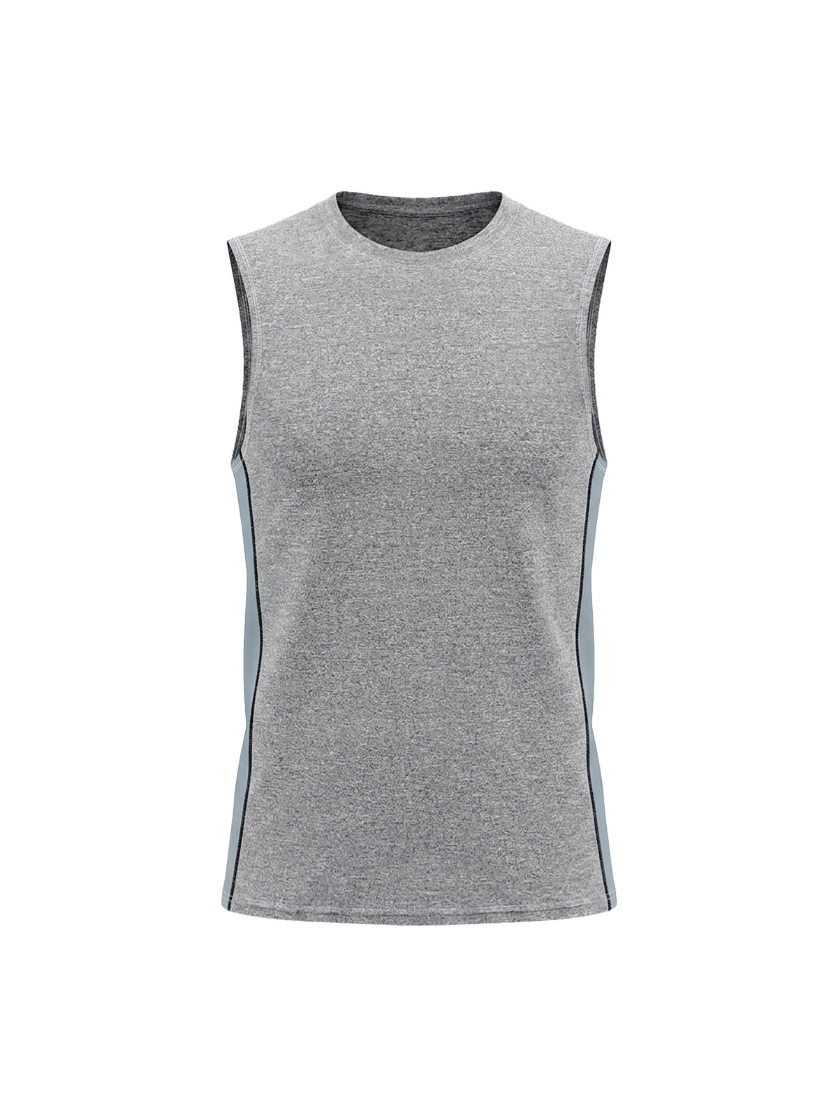 Men's Slim Fit Topstitch Tank Top – Premium Athletic Sleeveless Shirt