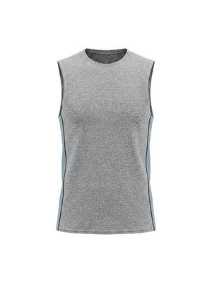 Men's Slim Fit Topstitch Tank Top – Premium Athletic Sleeveless Shirt
