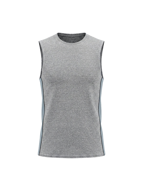 Men's Slim Fit Topstitch Tank Top – Premium Athletic Sleeveless Shirt