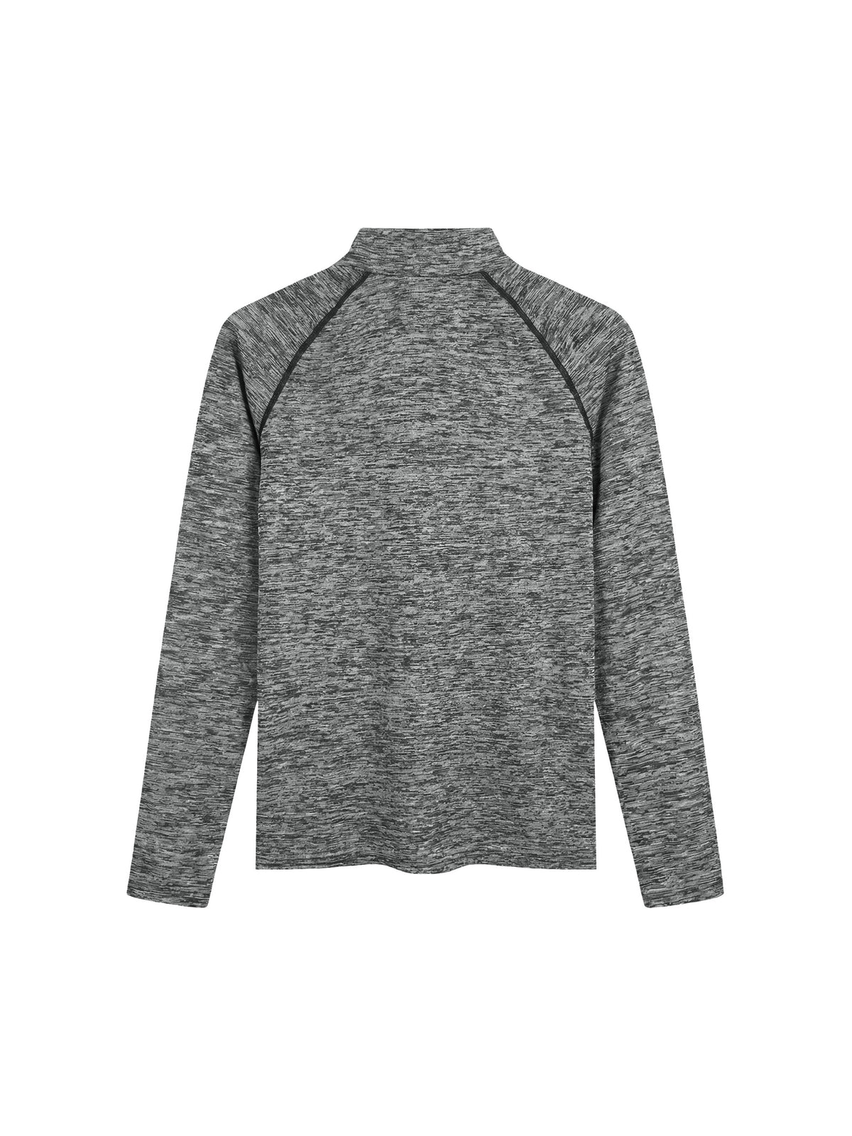 Men's Quarter-Zip Performance Long Sleeve T-Shirt – Lightweight Athletic Training Top
