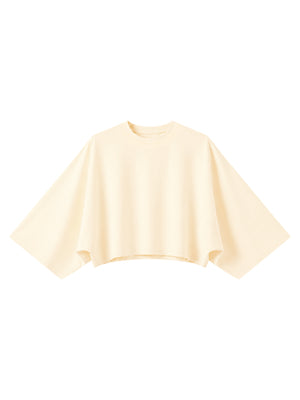 Women's Boxy Batwing Sleeve T-Shirt – Oversized Casual Streetwear Tee