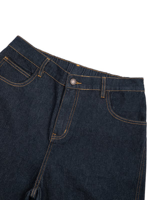 Men's Vintage Wash Barrel Leg Jeans – Relaxed Fit Premium Denim