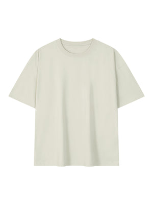 Men's Quick-Dry Drop Shoulder Performance T-Shirt – Oversized Athletic Tee