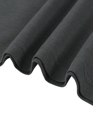 Men's Quick-Dry Drop Shoulder Performance T-Shirt – Oversized Athletic Tee