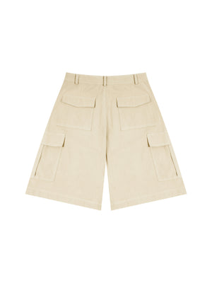Unisex Woven Cargo Shorts – Relaxed Fit Utility Streetwear Shorts