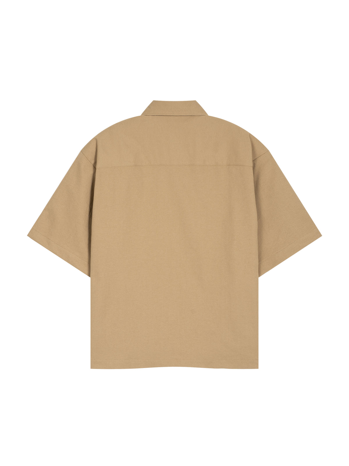 Unisex Heavyweight Boxy Short Sleeve Shirt – Oversized Premium Streetwear Button-Up