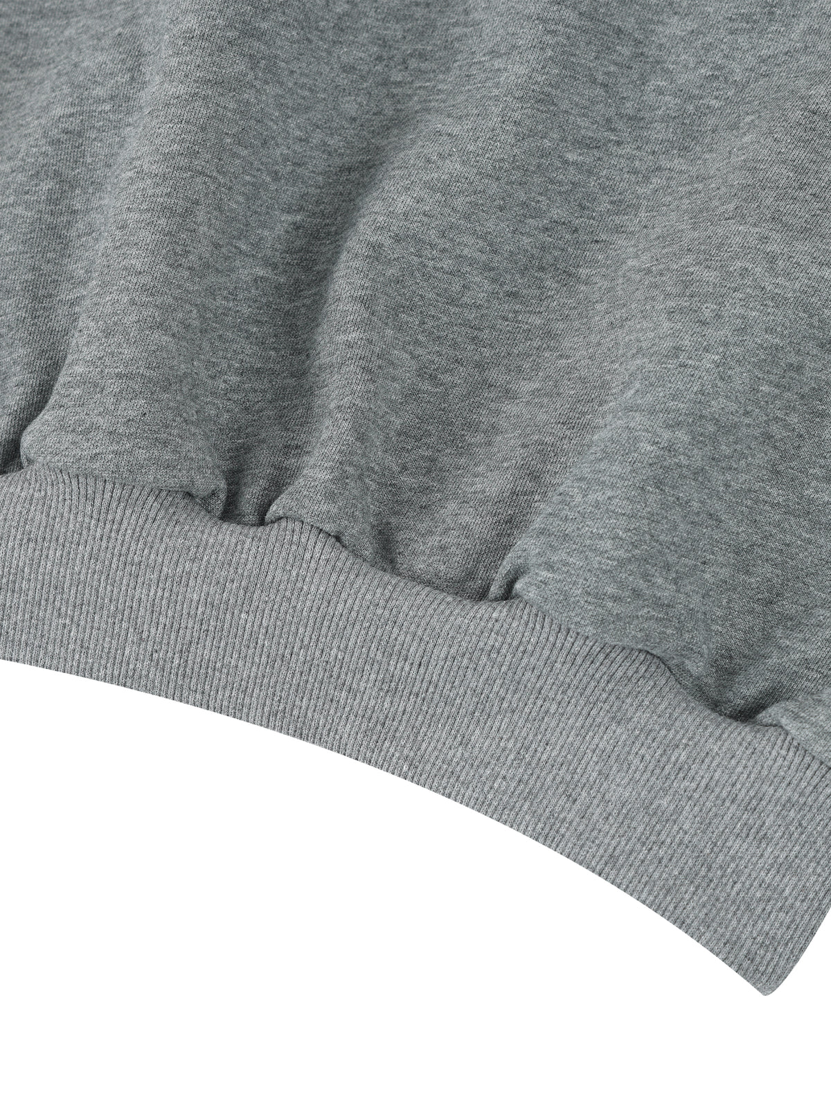 Women's Boxy Cropped Crewneck Sweatshirt – Oversized Casual Fleece Pullover