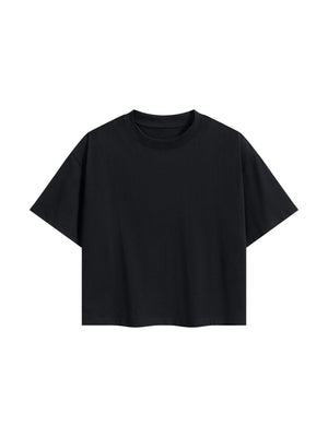Unisex Oversized Boxy Drop Shoulder Crop T-Shirt – Premium Streetwear Tee