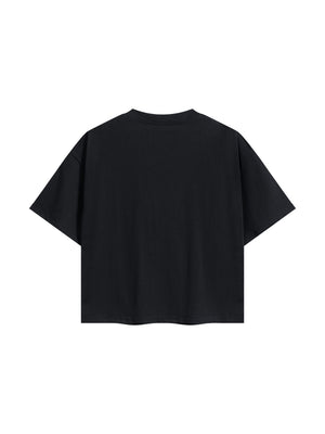 Unisex Oversized Boxy Drop Shoulder Crop T-Shirt – Premium Streetwear Tee