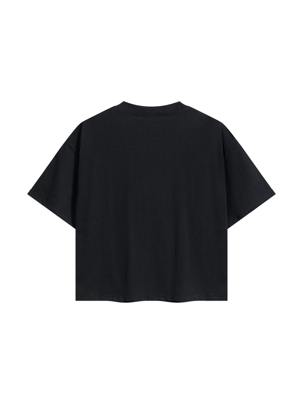 Unisex Oversized Boxy Drop Shoulder Crop T-Shirt – Premium Streetwear Tee