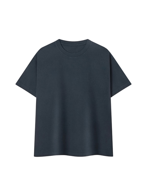 Unisex Vintage Wash Boxy T-Shirt – Oversized Heavyweight Retro Streetwear Tee