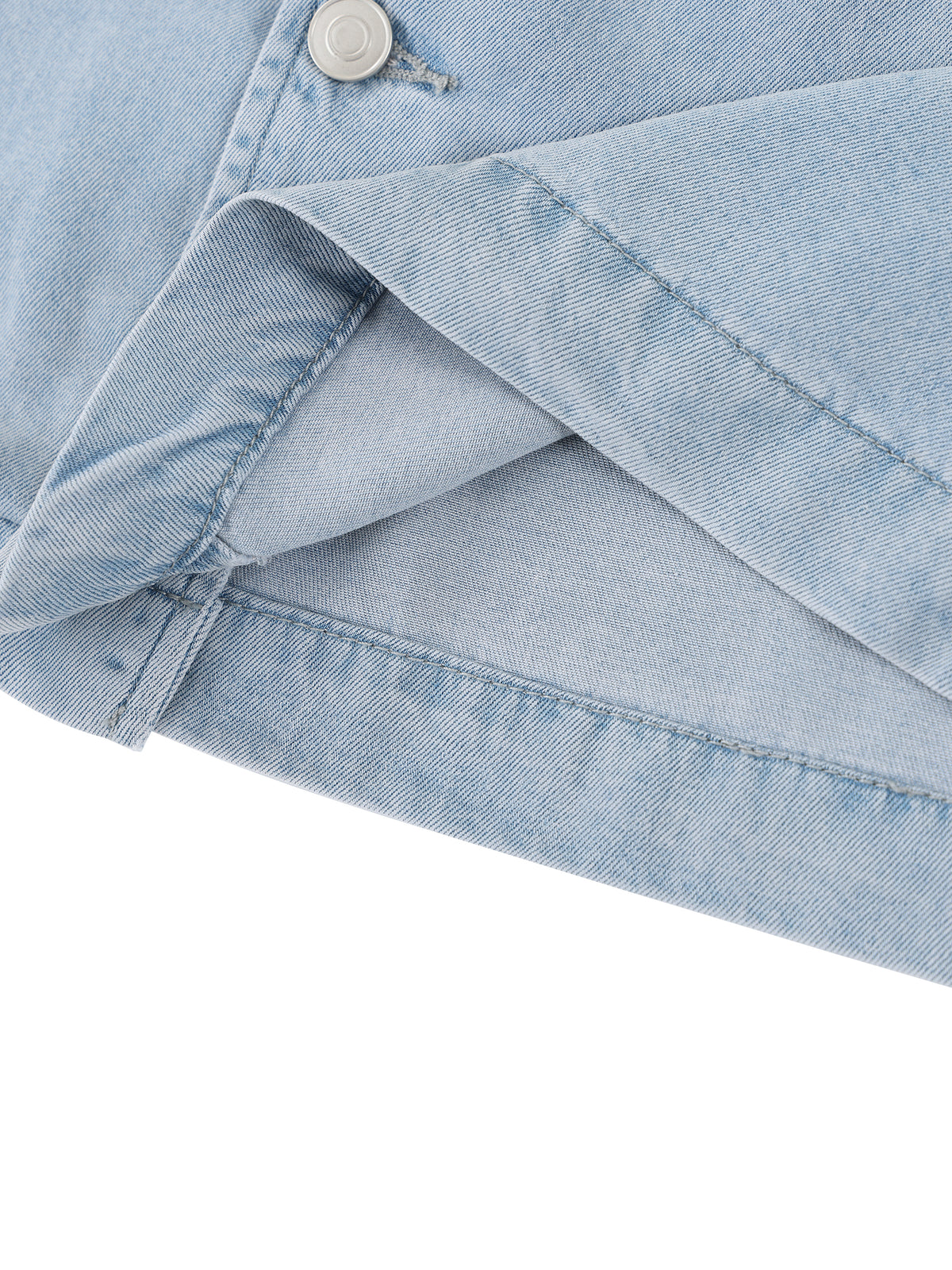 Women's Vintage Wash Boxy Cropped Shirt – Oversized Retro Crop Top Streetwear Tee