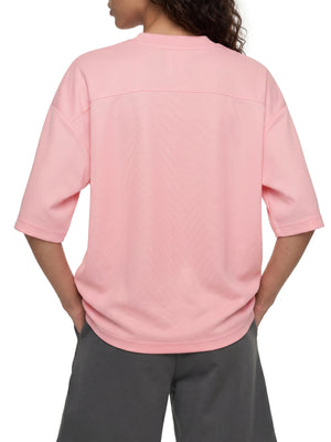 Unisex Boxy Mesh Crewneck T-Shirt – Oversized Breathable Streetwear Tee