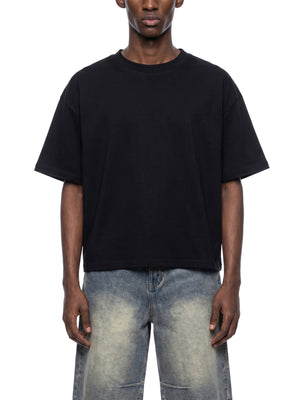 Unisex Oversized Boxy Drop Shoulder Crop T-Shirt – Premium Streetwear Tee