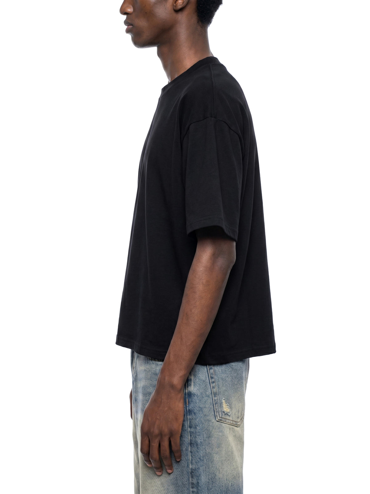 Unisex Oversized Boxy Drop Shoulder Crop T-Shirt – Premium Streetwear Tee