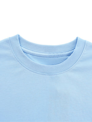 Essential Kids Cotton T-Shirt – Soft Everyday Crew Neck Tee
