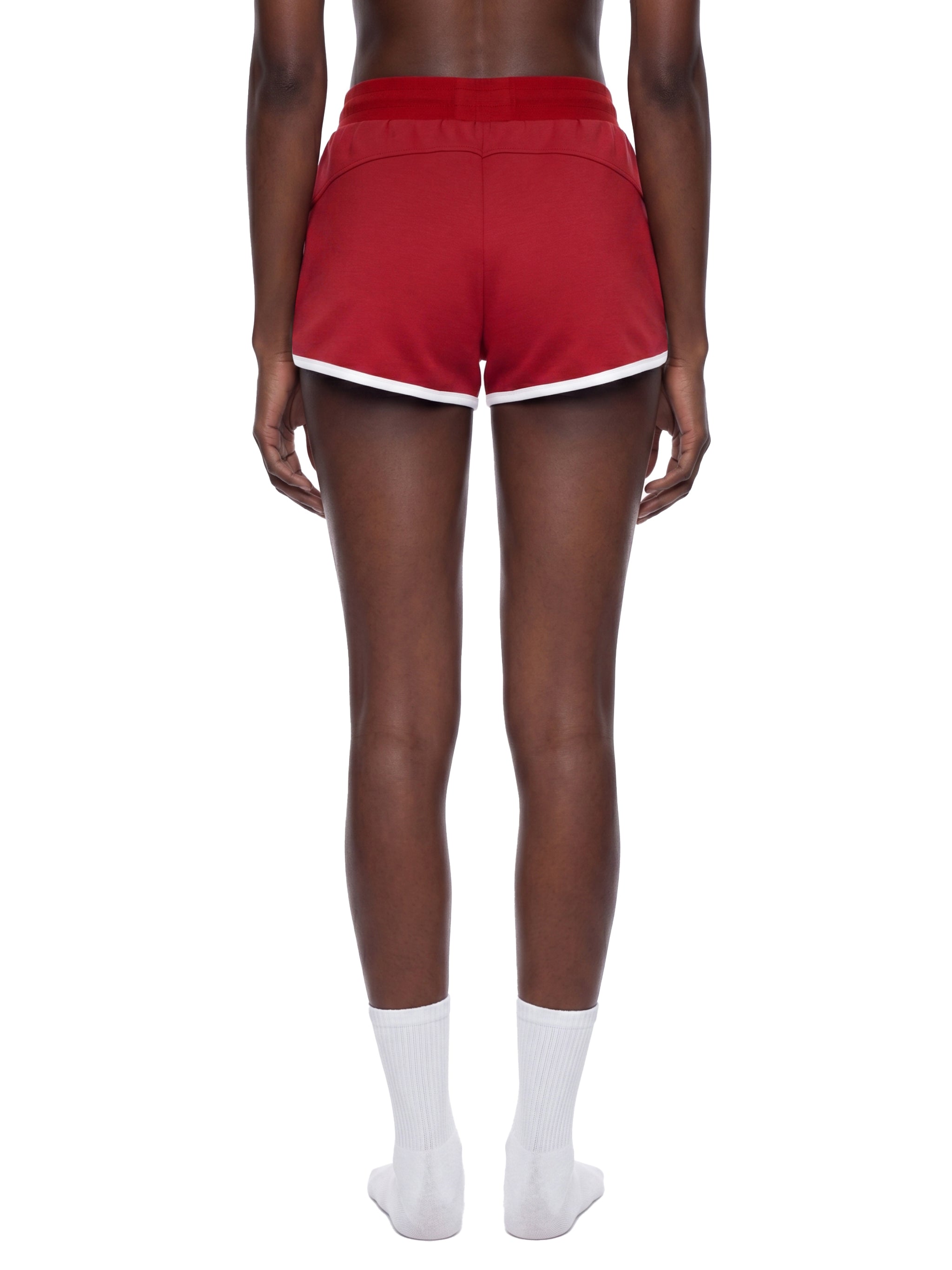 Women's Retro Contrast Binding Shorts