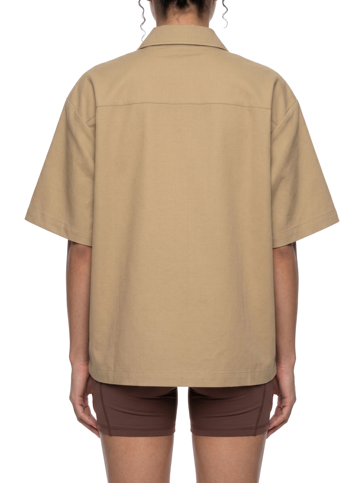 Unisex Heavyweight Boxy Short Sleeve Shirt – Oversized Premium Streetwear Button-Up