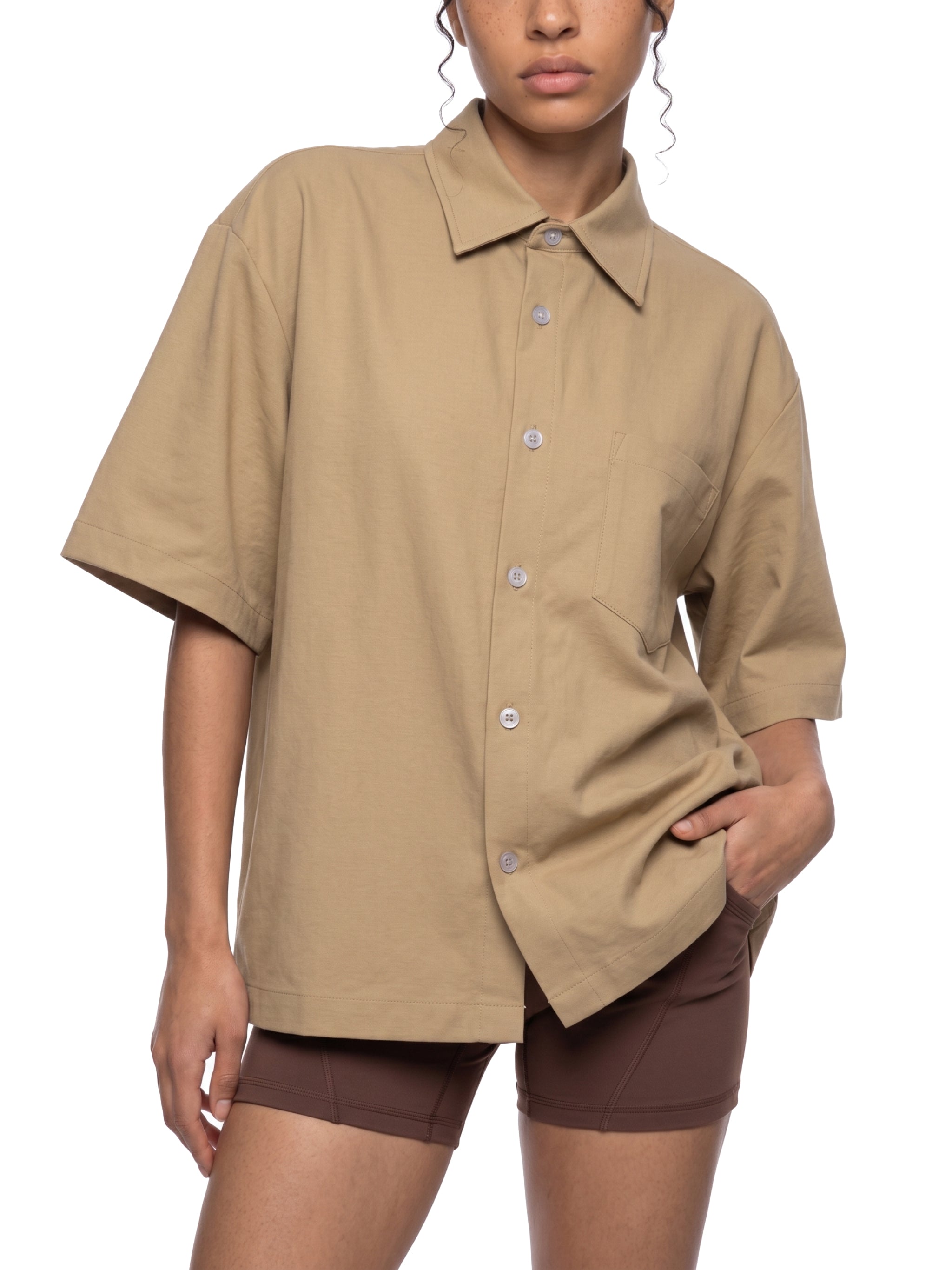 Unisex Boxy Heavyweight Short Sleeve Shirt