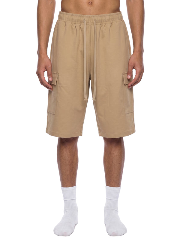 Unisex Drawstring Cargo Shorts – Relaxed Fit Utility Streetwear Shorts with Pockets