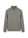 Men's Quarter Zip Sweatshirt – Premium Mock Neck Pullover