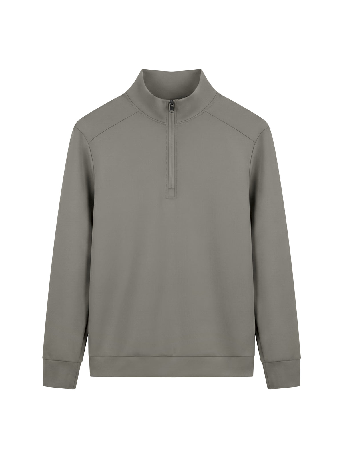 Men's Quarter Zip Sweatshirt – Premium Mock Neck Pullover