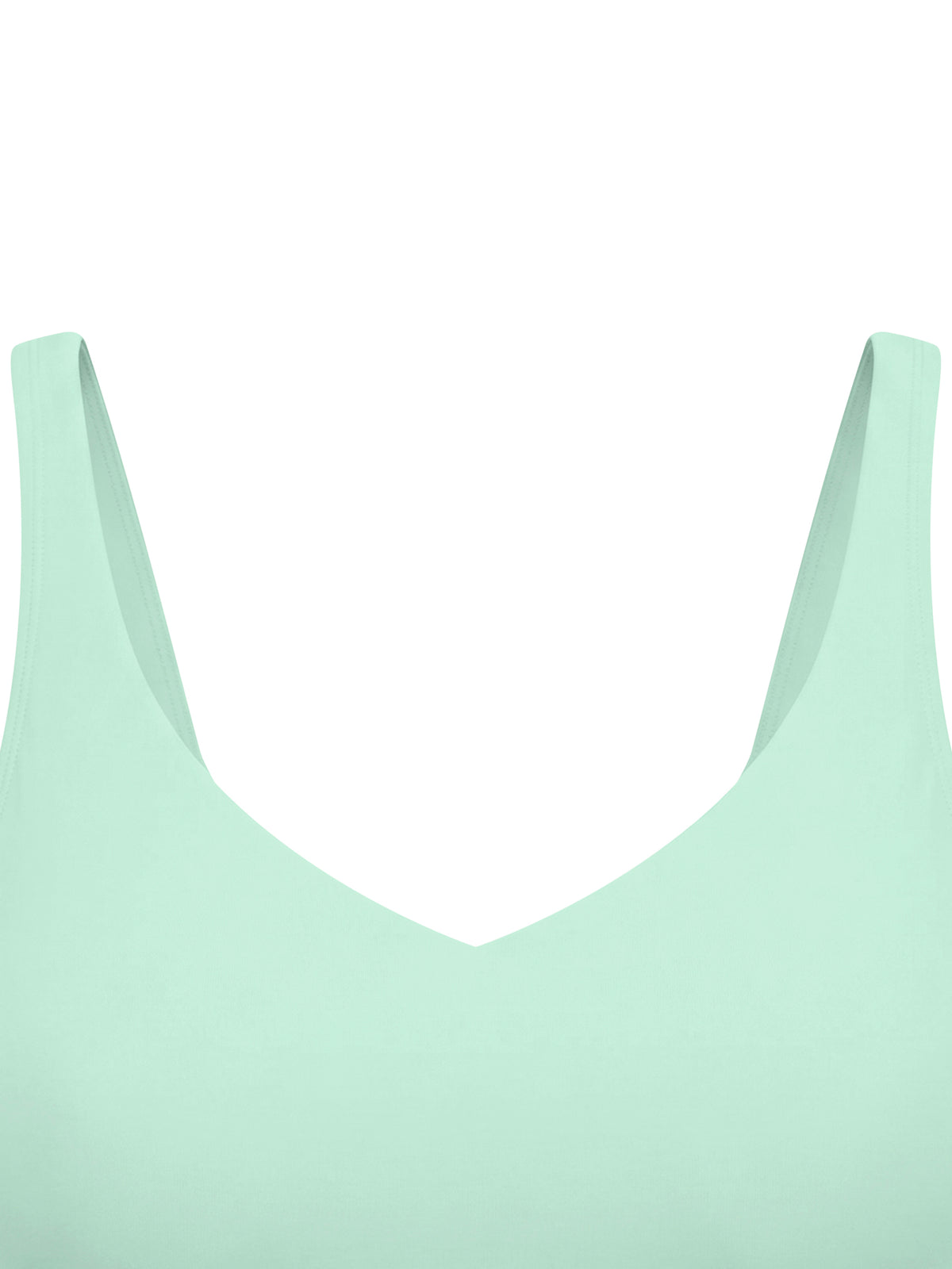 Women's V-Neck Yoga Sports Bra – Seamless Medium Support Workout & Activewear Bra