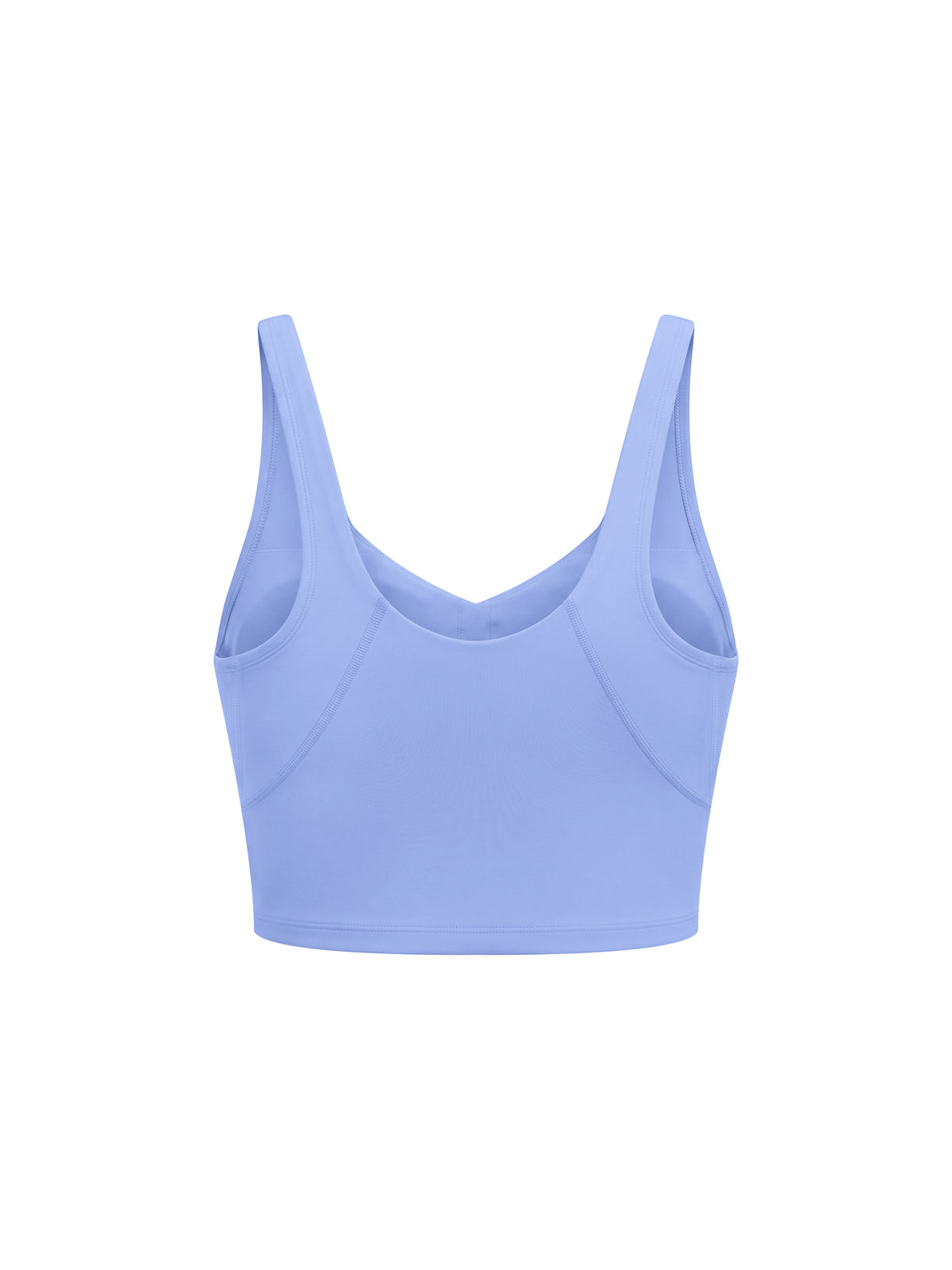 Women's V-Neck Yoga Sports Bra – Seamless Medium Support Workout & Activewear Bra