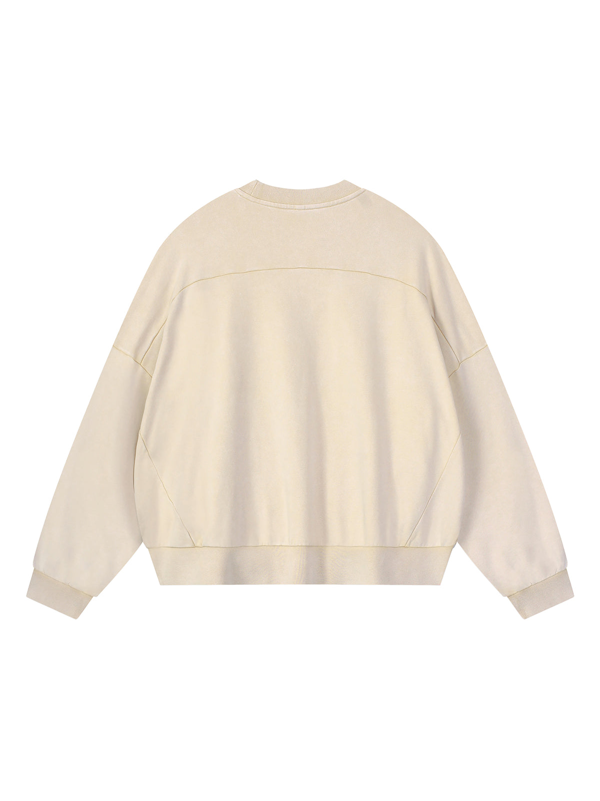 Unisex Oversized Mineral Wash Sweatshirt – Vintage Heavyweight Cotton Boxy Crewneck