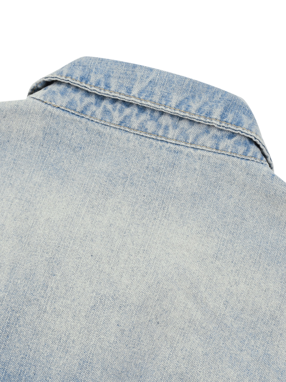 Unisex Vintage Wash Full Zip Denim Jacket – Oversized Retro Streetwear Jean Jacket