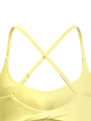 Women's Cropped Sports Bra – High Support Seamless Workout & Yoga Bra