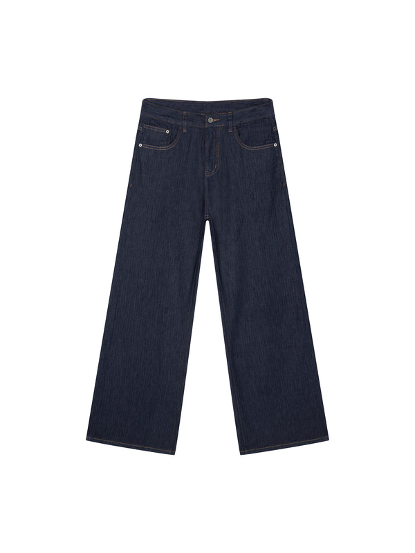 Men's Loose Fit Wide Leg Jeans – Relaxed Baggy Denim Pants
